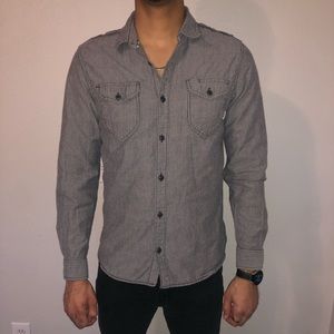 Vans button up shirt.